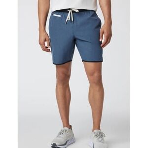 Vuori Men's Banks Short Blue Black Medium Athletic Swim